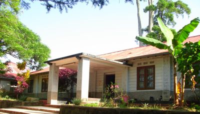 The Edirisinghe Dormitory located on top of a hill